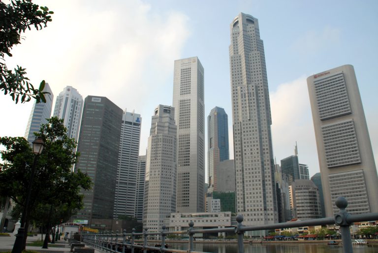 UOB Plaza and One Raffels Place